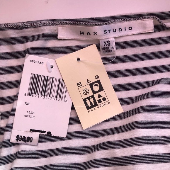 Max Studio Stripped Fit & Flare Dress Size XS - Picture 6 of 11